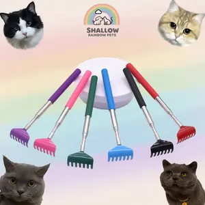 Stainless Steel Adjustable Rake for Dogs and Cats - Itch Relief Tool for Playful Bonding and Endless Fun