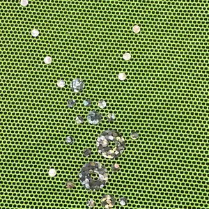 Stretch Nylon Power Mesh fabric with Sequin Lola | Spandex Palace