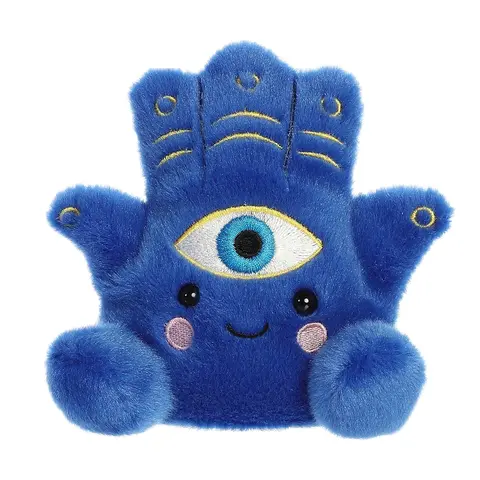 Palm Pals Adorable Farah Hamsa 4.5 inch Blue Mini Soft Plush Collectable Stuffed Animal