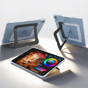 SPALLO for iPad Air 8th M4 2026 11 inch, Compatible with iPad A16 11th/10th Case & iPad Pro M5 2025 13“ & iPad Mini, Viewing Angles Adjustable, Ultra Stable Stand, Shockproof Protective Slim Kickstand Case with Pencil Holde