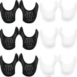 6 Pairs Anti Wrinkle Shoe Crease Protector for Air Force Shoes, Shoes Crease Guard for Men's 7-12/ Women's 5-9 Hot Bathroom Footwear Comfort