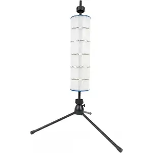 Rotating Pool Filter Cleaning Stand PRO Ergonomic Metal Tripod Station with Spray Nozzle Fits 3" ID Cartridges Save Your Back Deep Clean Pleats