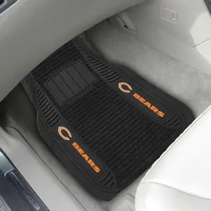 Chicago Bears 2-piece Deluxe Car Mat Set 21"x27"