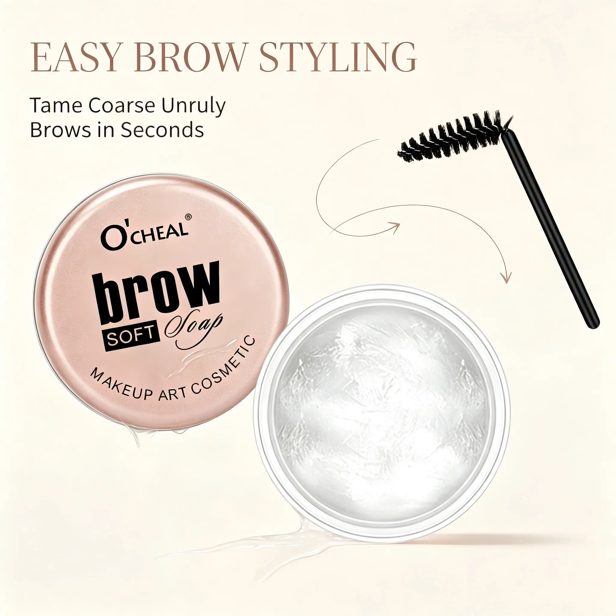 Customizable  Shaping Balm - Waterproof, Sweat-Resistant Wild  Gel for Events, Special Occasions (Beauty & Personal Care Eyebrow Paste Makeup Product) everyday set