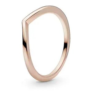 PANDORA Shining Wish Wishbone PANDORA Rose ring