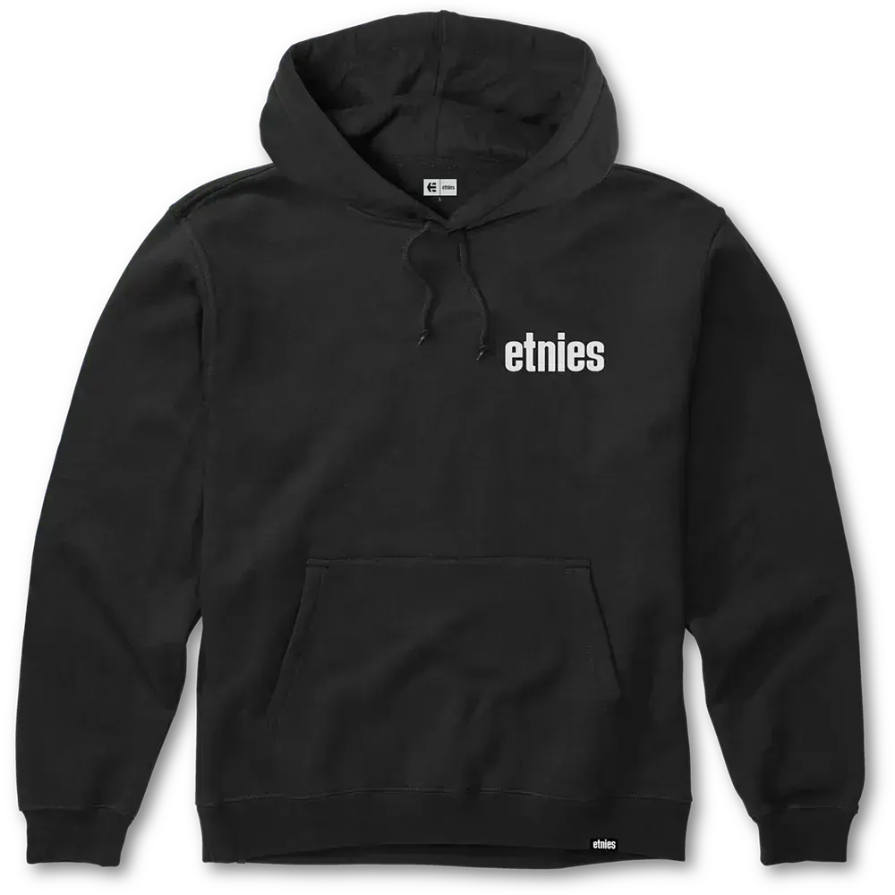 etnies Wordmark Premium Skate Hoodie - Menswear Cotton Long-Sleeve Tops, Sweatshirts, Unisex Oversized Pullover Fleece, Cozy Graphic Streetwear (2026 Collection)