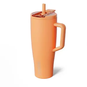 BruMate 40fl oz Stainless Steel Era Flip Water Bottle - Peach