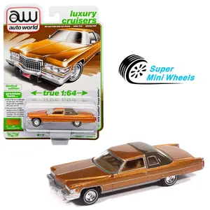 Auto World 1:64 1976 Cadillac Coupe DeVille Amberlite Firemist Poly