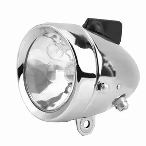 Bike Headlights, LED Retro Bike Headlights and Tail Lights, Friction Generator Power Supply, Bike Accessories, 12V 6W