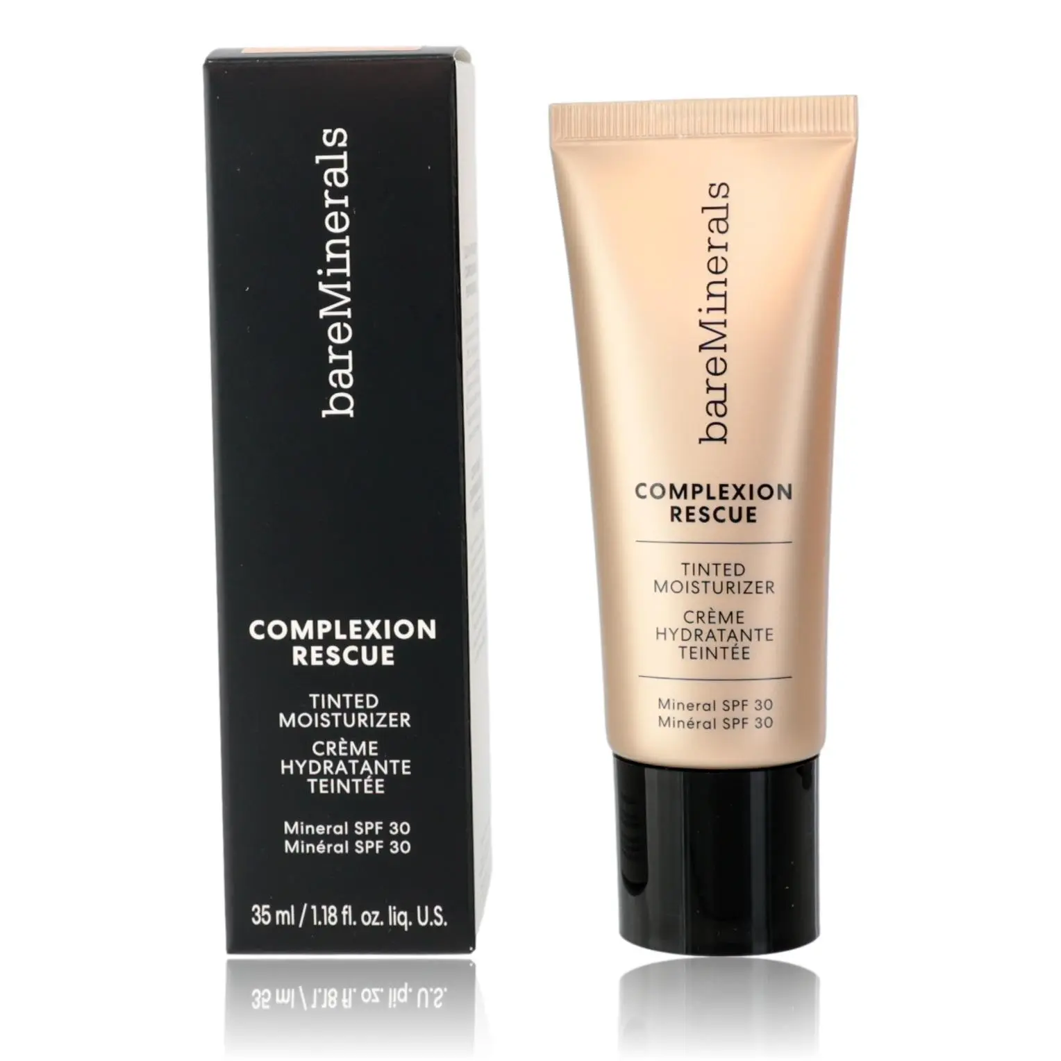 Bare Minerals Complexion Rescue Hyaluronic Acid Tinted Moisturizer - 1.18oz, SPF 30, Moisturizing, Hydrating, Opal 01