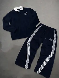 Men & Women Long Sleeve Top and Pants Set, Fabric, Print, Casual Fitted, Comfortable Street Style, All Seasons Wear, Trendy Urban Look