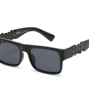 LOCS BIG LOGO Cutout Black Retro full frame Dark Lenses Gangster Hardcore Hip Hop Rapper sunglasses on sale!!