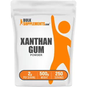 BulkSupplements - Xanthan Gum Powder - Thickening Agent - No Additives - 500g - 2g per Serving
