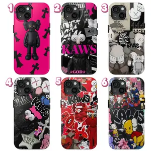 Sitting Kaws Phone Case, Angels Gifts, Suitable for iPhone 17/16/15/14/13/12/11 Pro Max/Plus