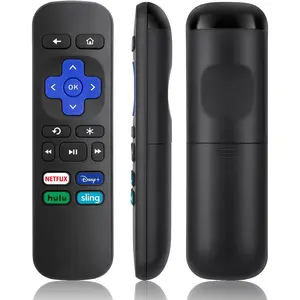 Roku Universal Remote Control Replacement for Box Premiere Express Player R0KU 1 2 3 4 with Netflix Disney Plus Hulu Buttons No Headphone Jack - Default --  plus phone  3  phone