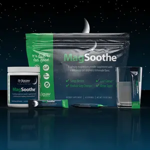 Jigsaw MagSoothe® Magnesium Powder Supplement for Health Benefits Including Better Sleep, Reduced Leg Cramps, and Improved Cognitive Function