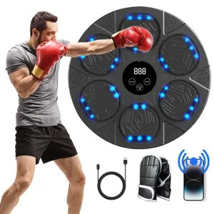 Music Boxing Machine, Wall-Mounted Boxing Trainer,  Workout Equipment for Home Gym Adults and kids, Smart Boxing Training Machine boxing equipment