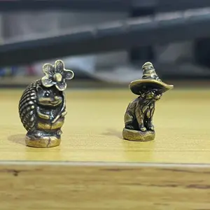 A door hinge adorned with statues, Decor Figurine, and festive decorations fills the atmosphere with mystery and joy