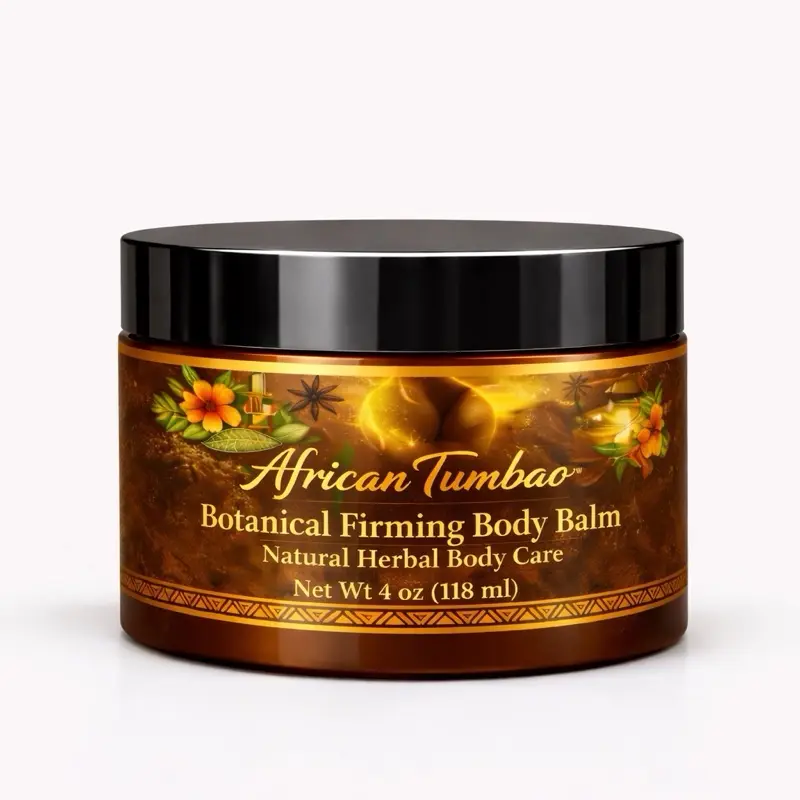 African Tumbao Botanical Firming Body Balm Natural Herbal Skin Nourishing Cream 4 oz.