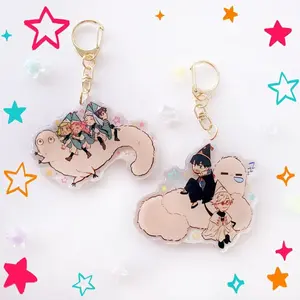 2 Styles Witch Hat Atelier Group Acrylic Keychain | Brushbug + The Girls or Orufrey Bag Charms
