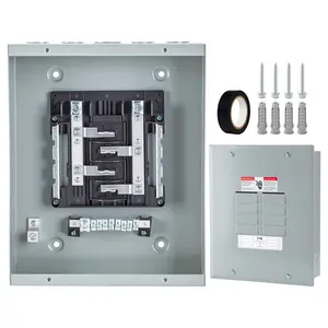 Circuit Breaker Panels 8 Space 125 Amp, 120V/240V Circuit Breaker Box with Main Lug Steel Enclosure for Sub Panel Applications Indoor Load Center