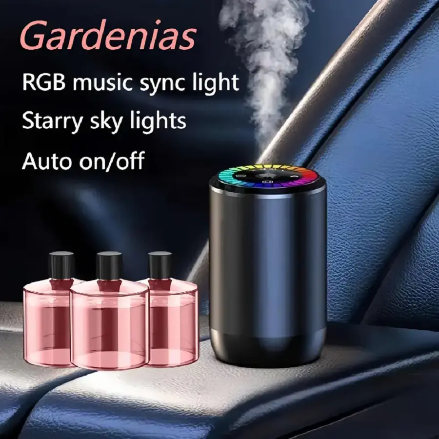 One machine plus three bottles of gardenia perfume