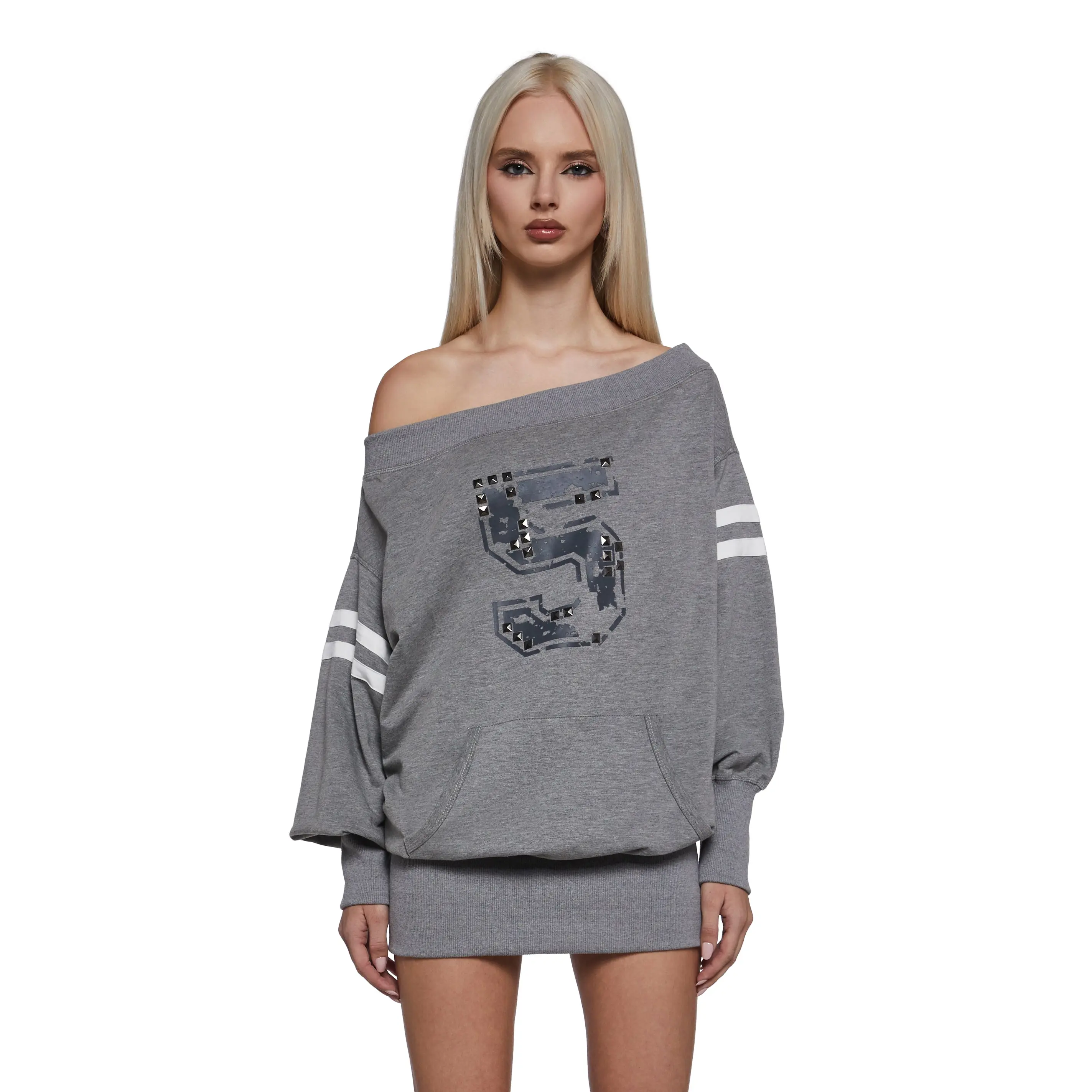 Team Spirit Off The Shoulder Dress