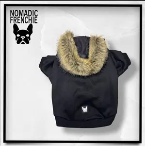 Nomadic Frenchie - Explorer Fur Trimed Hoodie