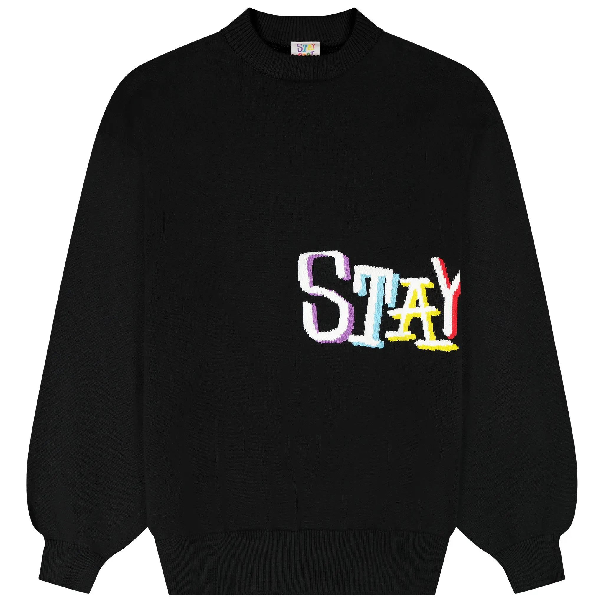 Tribal Wrap Knit Sweater (Black)