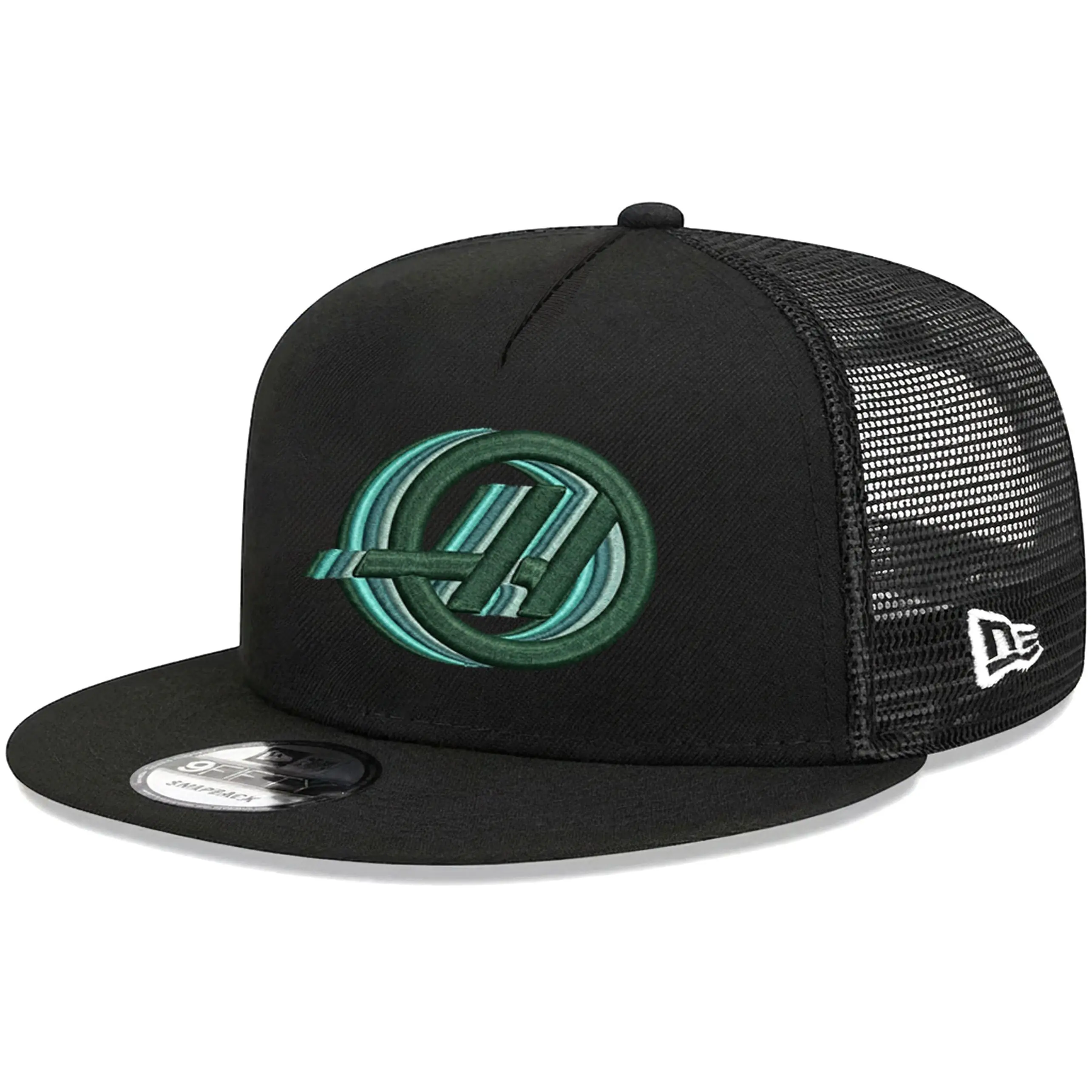 HAAS Team Hat, Embroidered Bones Trucker Cap, Alternative Fashion Mesh Back Snapback, Dark Streetwear Gift