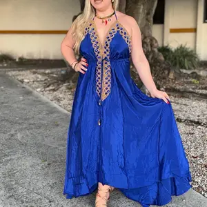 Royal Blue Deluxe Maxi Dress