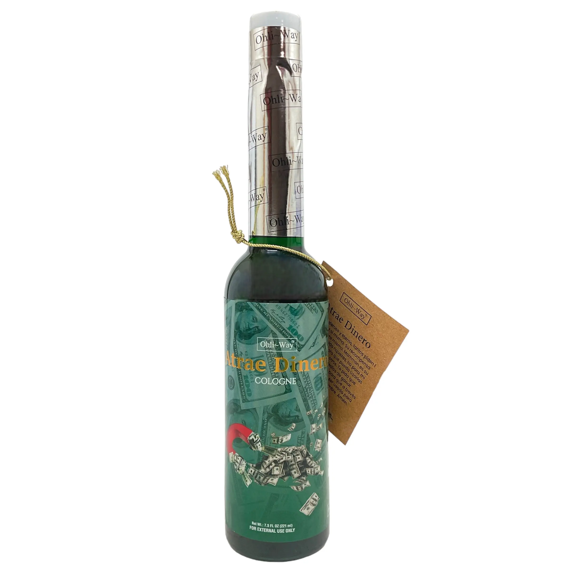 Ohli~Way Atrae Dinero Spiritual Cologne 7.5oz Money Attraction