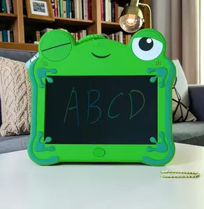 Frog Lilypad Tablet Keychain Erasable Drawing Toy Boys Puzzle Drawing Erasable Handwritten Bag Pendant Toys Gift