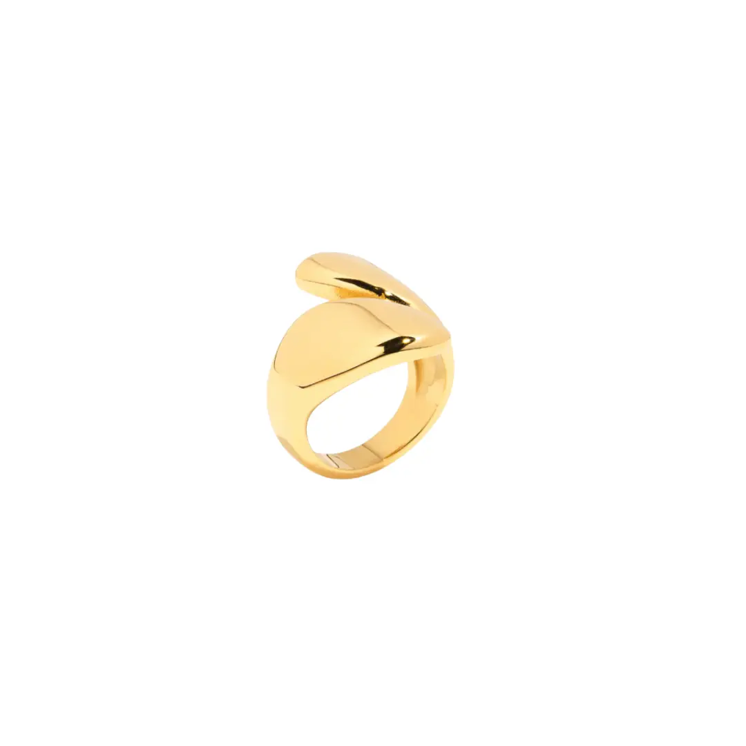 The Dune II – Two Half Gold Ring