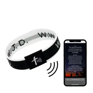 TRUTHFUL LIPS Daily Devotional Tap Bracelets - Tap Your phone for a verse, devotional, and reflection question daily