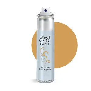 ERA Face Y7 Carmel - spray on foundation makeup, 2.25oz - illuminating professional airbrush cosmetics from Era Beauty