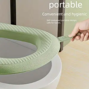 3pcs Mixed Colour- Soft Close Toilet Seat - Quick Release Waterproof Cover, Bidet-Resistant Pad for Easy Installation
