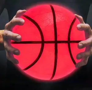 LED Light-Up Basketball - Glow-in-the-Dark Night Games
