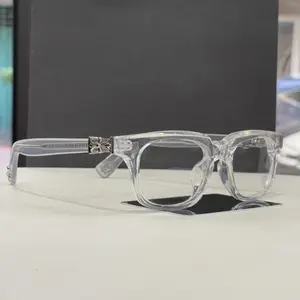 Fashion Glasses Frames, UV Protection, Anti Blue-light, High Quality Rimless for Men Women, CH Eyeglasses in Titanium Stainless Steel