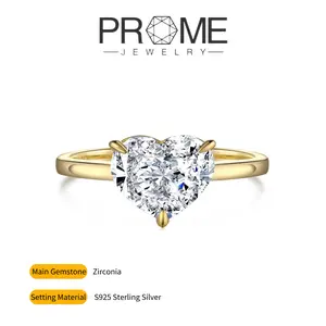 (SR152)S925 Sterling Silver Heart Shaped Geometric Ice Flower Cut Ring Minimalist Design, Elegant and Charming, Perfect for Women’s Everyday Wear, Ideal Gift