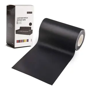 Leather Repair Patch Tape Kit Black  x  inch Self Adhesive Leather Repair Patch for Furniture, Couch, Sofa, Car Seats,Office Chair,Vinyl Repair Kit