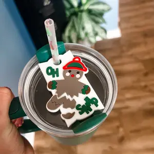 Gingerbread Man - 40 OZ Tumbler Lid Topper Decoration