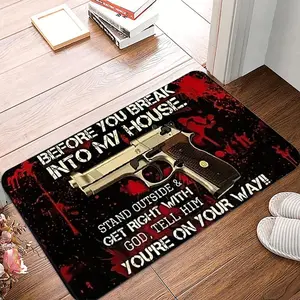 1 piece of door mat with fun warning signs home porch decoration outdoor indoor entrance floor entrance mat modern outdoor entrance mat