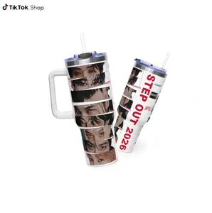 Boy Band Tumbler 20oz 40oz, Kpop merch Tumblers, Travel Mug with Handle and Straw, Gift For Kpop Fans Water Bottles Drinkware Flasks