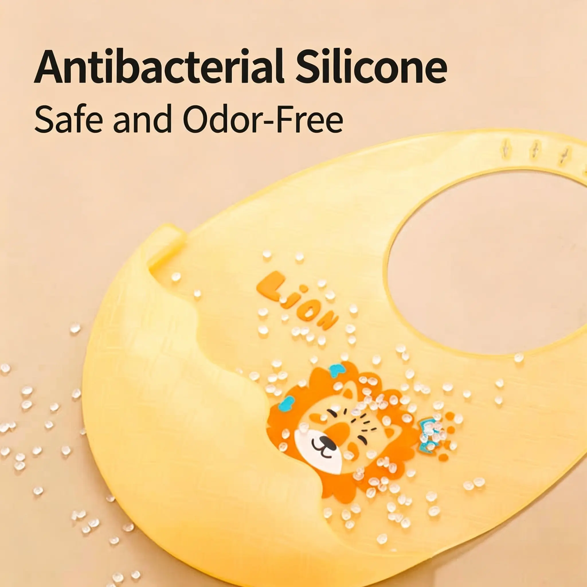 Silicone Bibs for Babies Toddler, BPA Free, Soft Adjustable Waterproof Bibs for Feeding Essentials