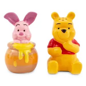 Disney Winnie The Pooh And Piglet Salt and Pepper Shakers | Set of 2 Disney Winnie The Pooh And Piglet Salt and Pepper Shakers | Set of 2