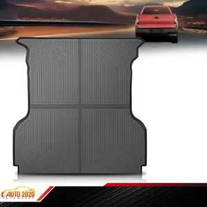 TPE Truck Bed Floor Mat Cargo Liner Fit For 2004-14 Ford F150 5.5 Ft 66",All-Weather Floor Mats Waterproof Durable Black