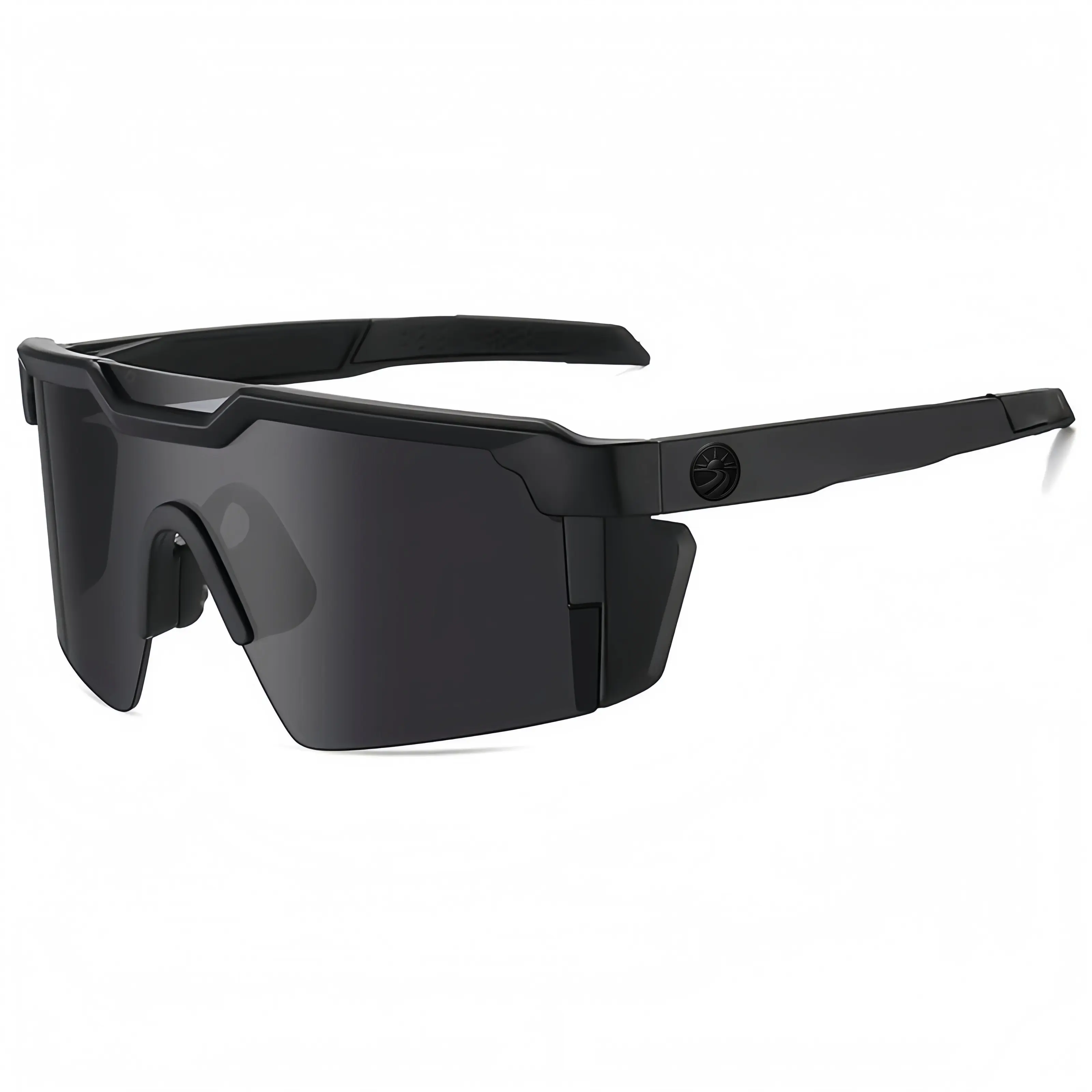 New High-Quality Luxury Unisex Sunglasses with a Square One-Piece Lens, Featuring 100% UV400 Protection and Z87+ Certification.