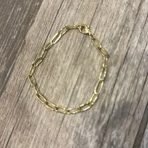 Gold custom charm bracelet