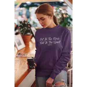 Not in the Flesh but in The Spirit- Unisex Heavy Blend™ Crewneck Sweatshirt